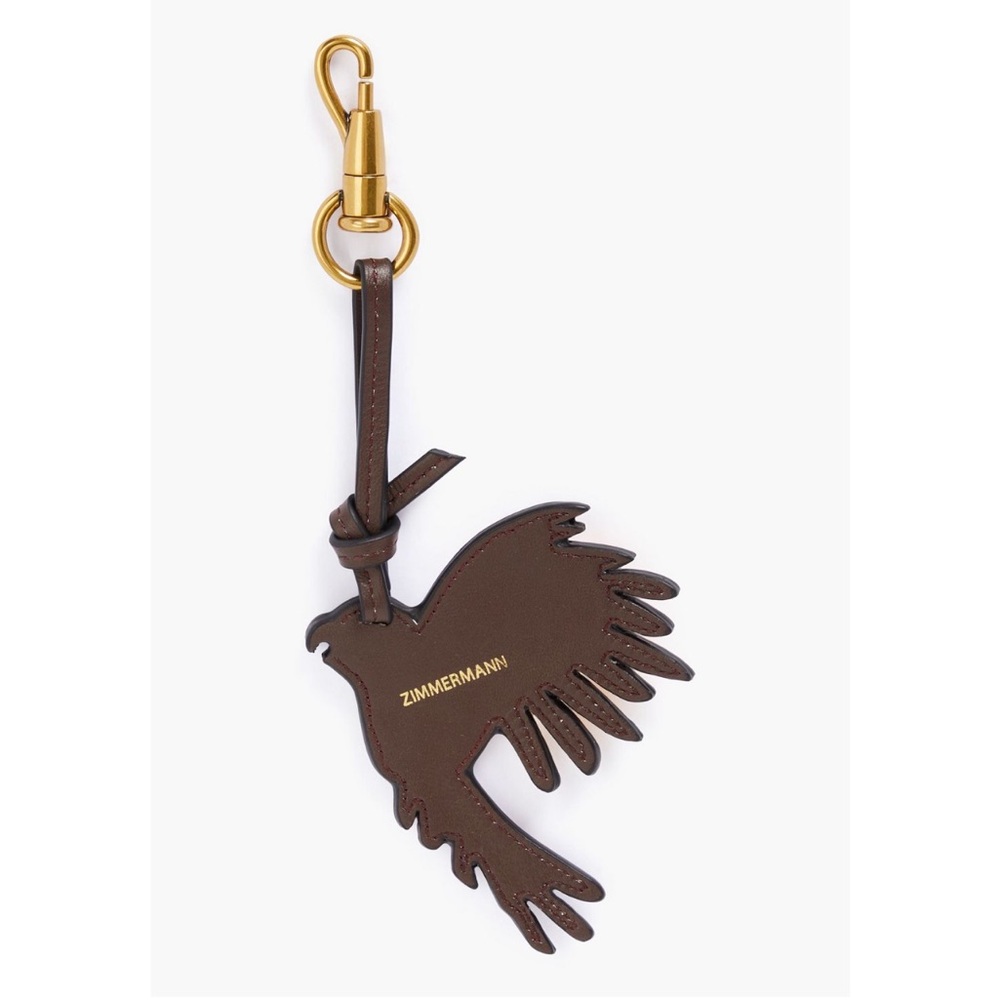 NWT Zimmerman Bird Leather Keychain - Picture 3 of 4